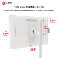 Télévision de cuisine intelligente interactive de 32 pouces moniteur tactile portable LCD rotatif Smart TV écrans interactifs accessoires