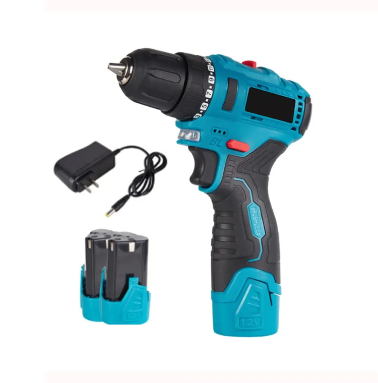 durable electric 12v li-ion battery operated drill machine small hand drill with wireless drill machine