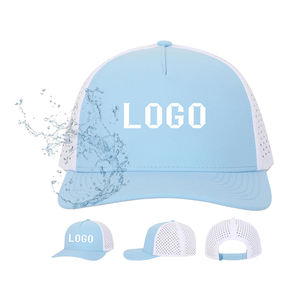 Gorra de béisbol personalizada de alta calidad, gorras de golf impermeables, gorra de béisbol perforada con agujeros cortados a láser personalizada con logotipo personalizado - Product Image 6