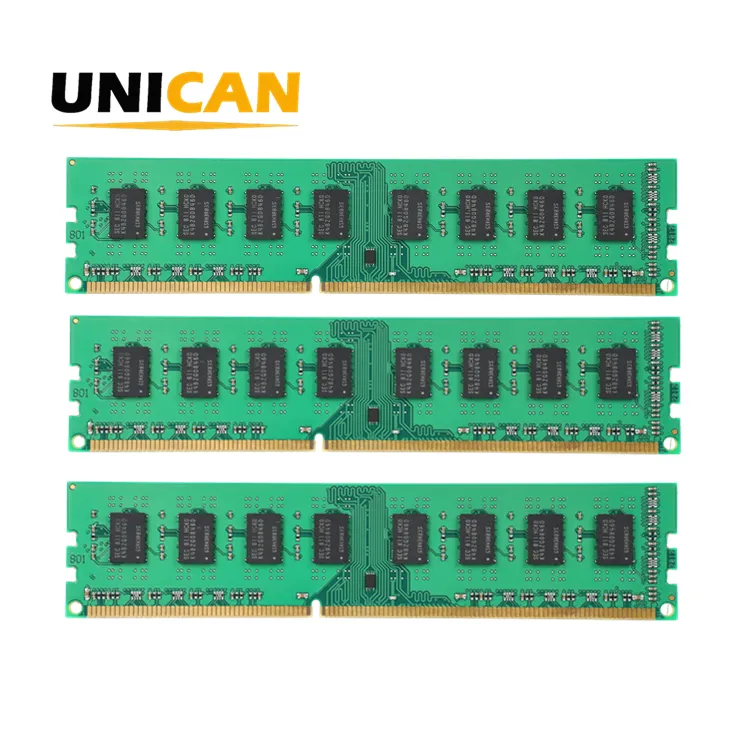Unican 4 جيجابايت 8 جيجابايت PC3 12800 DDR3L 1.35V DIMM غير Ecc Unbuffered 1600MHZ UDIMM ذاكرة وصول عشوائي مكتبية وحدة الذاكرة