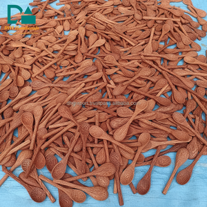 Bol et cuillère en coquille de noix de coco 100% naturel personnalisé avec Logo - Product Image 1