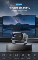 Mini projecteur A10 portable, projecteurs vidéo LED 3D, cinéma maison, jeux, projecteur laser, Smart TV BOX, projecteur HD 1080P 4K