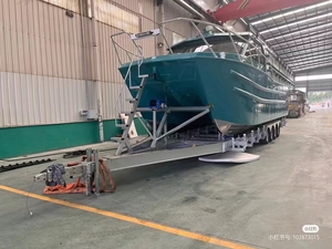 Lujo 36ft 11M Decoración <span class=keywords><strong>de</strong></span> <span class=keywords><strong>madera</strong></span> Aluminio soldado Catamarán <span class=keywords><strong>Pesca</strong></span> Ocio Deporte Barco <span class=keywords><strong>para</strong></span> Crucero y aventura y recreación - Product Image 2