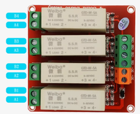 1 sirkuit dan 2 sirkuit modul relay keadaan padat dikontrol DC tingkat tinggi relai listrik fase tunggal keadaan padat