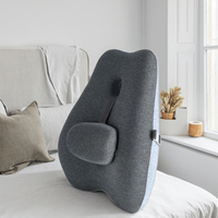 U-förmiges gestricktes Memory Foam-Taillen kissen im japanischen Stil Lordos stütze Sitzkissen Anti-Staub milbe Abnehmbare wasch bare Bettruhe