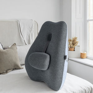 Japanese-Style <strong>U</strong>-Shape Knitted Memory Foam Waist <strong>Pillow</strong> Lumbar Support Seat Cushion Anti-Dust Mite Removable Washable Bed Rest - Product Image 6