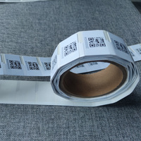 Étiquettes RFID flexibles en PET anti-métal, étanches et résistantes aux intempéries, avec code QR, UHF RFID 860-960 MHz, portée de lecture de 1 à 8 m, vente en gros