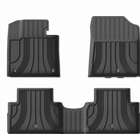 Tapis de sol TPE de luxe imperméables et antidérapants pour /PRADO RHD/LHD - Ajustement parfait, faciles à nettoyer, ensemble de 2 pièces