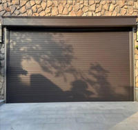 Puertas de Garaje de Aluminio para Casas y Villas, Uso Exterior, Puertas Enrollables Antirrobo Silenciosas con Soluciones de Exportación Personalizadas