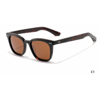 Lunettes de vue carrées et rondes en acétate de haute qualité, modèle 6766, colorées, design tendance, logo personnalisé, monture en stock, prêtes à l'emploi