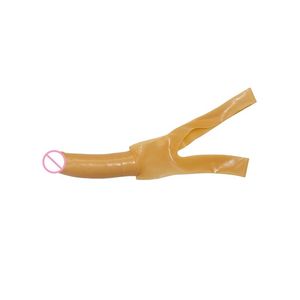 Máscara de Látex Ergonómica con Diseño de <span class=keywords><strong>Dildo</strong></span> y Correa de Barbilla Segura, Arnés de Bondage, Juguetes Sexuales para Adultos, Diversión en Pareja - Product Image 6