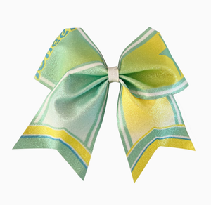 Icheerobics 도매 사용자 정의 빛나는 모조 다이아몬드 응원 활 치어리딩 활 스트립 전송 액세서리 치어 머리 활 - Product Image 6