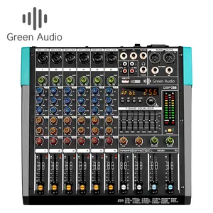 GAX-PA6 2024 Enping mais novo profissional Mixer Audio 6 canais Mono Mixing Console Buit-in MP3 Player Use para Home Party