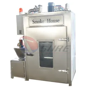 Yüksek kaliteli füme yayın balığı fırın/sosis Smokehouse sigara makinesi/et duman fırını