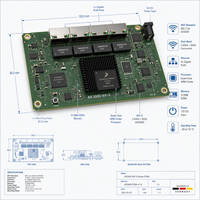 Router WiFi 6 802.11ax Personalizado y Controlador de Red con PoE, PCBA para Electrodomésticos con Placa de Circuito Impreso para Control de Motor