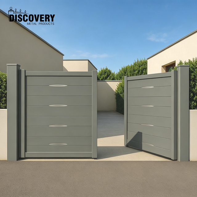 Space Saving Aluminum Folding Gate Iron Folding Gate Folding Sliding Gate Motorized Gate With Automatic Gate Opener