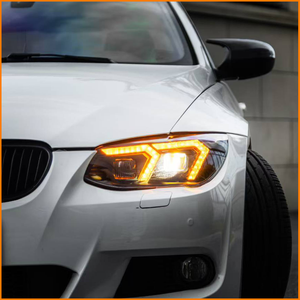Para <span class=keywords><strong>BMW</strong></span> E92 E93 Serie 3 Coupé Convertible 2011-2013, Estilo G28, Lente de Proyector Bi-LED, DRL, Luz Direccional Secuencial, Conjunto de Faros LED - Product Image 5