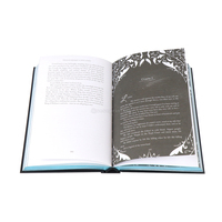 SeSe personnalisé et imprimé édition spéciale roman Collection livre pulvérisé livre bleu bord meulage bord brosse impression de livre