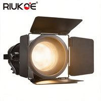 Projecteur de scène COB bicolore 300W à puissance constante, lumière blanche chaude DMX LED pour théâtre, mariage, événement