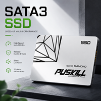 PUSKILL SSD SATA Haute Performance 256 Go 512 Go Disque Dur Interne 2,5 Pouces 550 Mo/s Lecture Rapide pour PC de Jeu et Ordinateur Portable