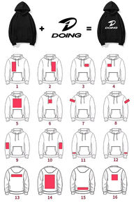 2 In1 Multifonctionnel Automne et Hiver Veste Kangourou <span class=keywords><strong>Papa</strong></span> Hommes Babywear Porte-bébé <span class=keywords><strong>Sweat</strong></span> à capuche zippé Sweatshirt - Product Image 4