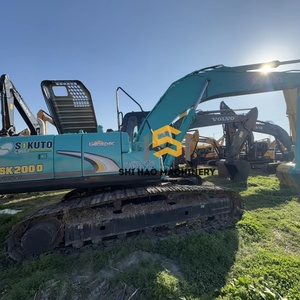 Presque neuf, livraison gratuite, excavatrice sur chenilles d'occasion Kobelco 20 tonnes SK200D de haute qualité pour projets municipaux - Product Image 1