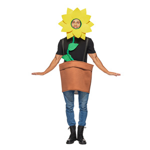 Disfraz de planta en maceta para hombre, conjunto de disfraz de Halloween para fiesta, juego de rol - Product Image 4