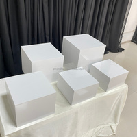 ZKAI Présentoirs en acrylique blanc pour gâteaux de mariage, supports de buffet, présentoirs à desserts, décorations de Noël