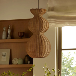 Rattan Floor <b>Lamp</b> 150cm Height LED Light Source Home Decor Ambient Lighting for Living Room <b>Study</b> - Product Image 4