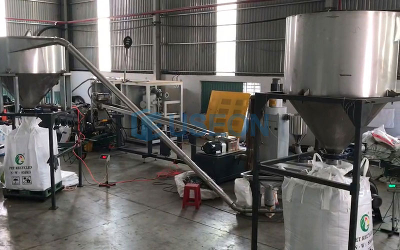 PET PE PP Recycling Plastic Pellet Pelletizing Pelletizer Granules Making Extruder Granulator Machine For Granule