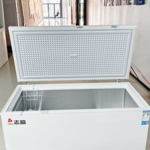 Congélateur horizontal à ouverture supérieure H 388L, congélateur à coffre à porte unique, congélateur commercial à refroidissement direct, grande capacité, réfrigérateur-congélateur - Product Image 3