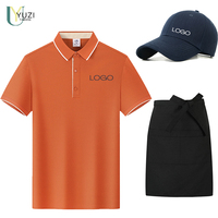 Uniforme de restaurant italien, libanais, arabe sur mesure, chemise polo pour hôtesse et serveur, designs de chemises personnalisables
