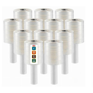 Rollo de Plástico Transparente para Envolver a Mano, Mini Rollo de 4 Pulgadas, Resistente a la Humedad, Suave, Marca Shenzhen Shuangyuan, Mejor Precio en China - Product Image 3