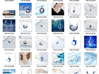 Collier pendentif palmier océanique en argent sterling 925 Ocean Jewelry, bijoux animaux découpés avec des dauphins pour couple