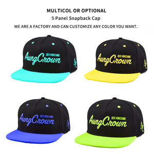 Aung Vương Miện Chất Lượng Cao 5 Bảng Điều Chỉnh Unisex Acrylic Cổ Điển <span class=keywords><strong>Snapback</strong></span> Mũ Tùy Chỉnh 3D Thêu Logo Hóa Đơn Phẳng Hip Hop <span class=keywords><strong>Snapback</strong></span> <span class=keywords><strong>Hat</strong></span> - Product Image 3