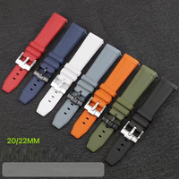 Bracelet de montre en silicone de remplacement avec boucle en acier inoxydable pour Swatch MoonSwatch, pour IWC, pour LONGINES, pour montres intelligentes Garmin