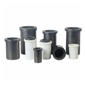 Crisol de grafito de fusión de joyería de oro y plata de 1-8 kg con crisol de sílice fundida a juego para horno de fusión por inducción - Product Image 1