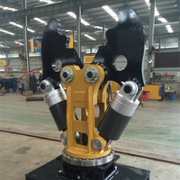 Cisaille de démolition hydraulique haute performance pour excavatrice, avec mâchoires personnalisables, accessoire de coupe d'acier pour toutes les marques d'excavatrices