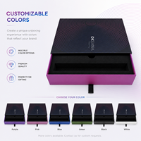 Boîte cadeau magnétique avec insert en mousse EVA, solution d'emballage personnalisée haut de gamme