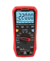 Multimètre numérique UT61E + 1000V AC/DC pour instrument de test avec fonctions d'avertissement haute tension/courant et température