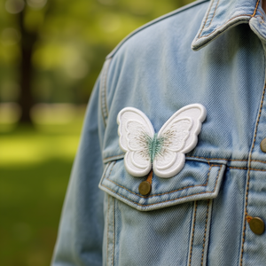 Aplique de mariposa Ilan de 5x4cm, parche termoadhesivo para decoración de ropa - Product Image 3