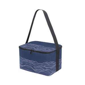 Customization Hawaiian Print Cooler Bags Islands Shopping Basket Light Weight Thermal Large Capacity Eco-Friendly Lunch Bag - Product Image 4