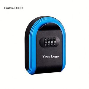 Boîte de rangement pour clés de porte avec bouton rotatif en plastique moderne, fabriquée à la main, avec logo OEM - Product Image 1