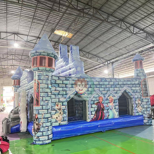 <span class=keywords><strong>Castillo</strong></span> Inflable de Dibujos Animados, Juguetes de <span class=keywords><strong>Frozen</strong></span>, Moonwalk Comercial para Niños - Product Image 4