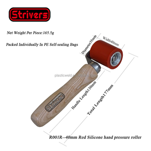 40-بكرة التماس بالضغط اليدوي من السيليكون مع محمل كروي للتسقيف لحام بلاستيكي متداخل للضغط على غشاء بولي كلوريد الفينيل - Product Image 2