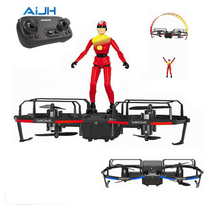 Aijh 3 trong 1 <span class=keywords><strong>RC</strong></span> bay không người lái 2.4G điều khiển từ xa bay không người lái <span class=keywords><strong>rc</strong></span> Quadcopter diễn viên đóng thế dù min bay không người lái Đồ chơi - Product Image 1