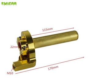 Poignée d'accélérateur haute performance en aluminium CNC pour moto KAWASAKI <span class=keywords><strong>KX</strong></span> 60 65 80 85 100 <span class=keywords><strong>125</strong></span> 250 - Product Image 3