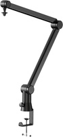 Support de microphone durable de qualité avec câble trou caché et support de téléphone support de tablette pc en option pour le montage sur table de bureau
