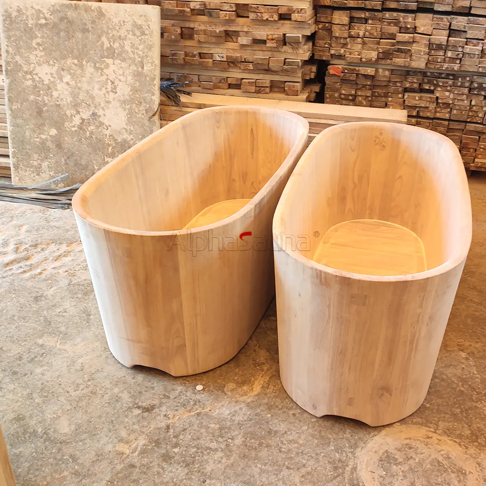 Piscina de hidromasaje japonesa portátil de madera, bañeras y bañeras de hidromasaje para exteriores, en venta