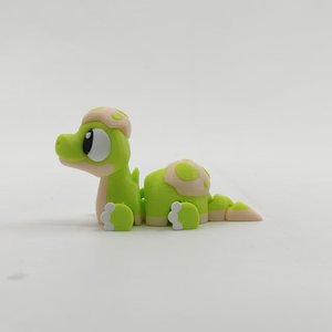 Nouvelle figurine dinosaure 3D multicolore en PLA, articulée, mignonne, jouet pour bébé, cadeau et décoration 2026 - Product Image 5